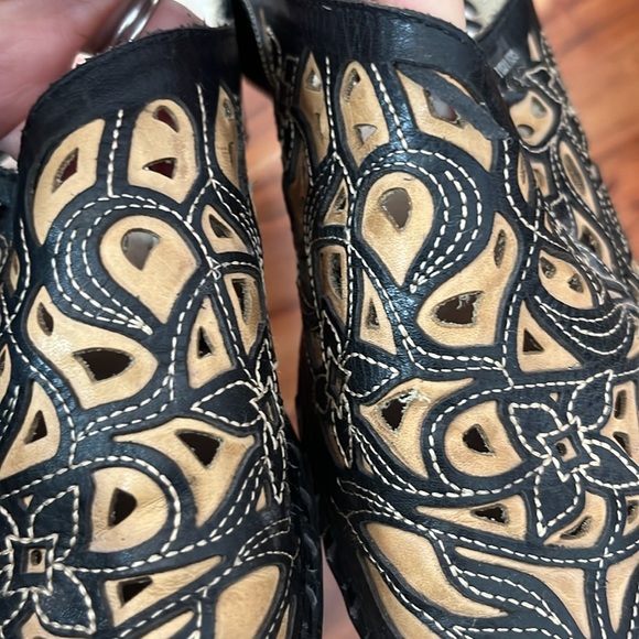 Pikolinos Floral cut out Mule Shoes sz Eu38 - Picture 10 of 10